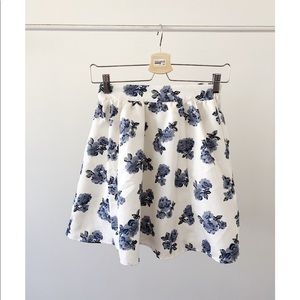 Floral printed skirt